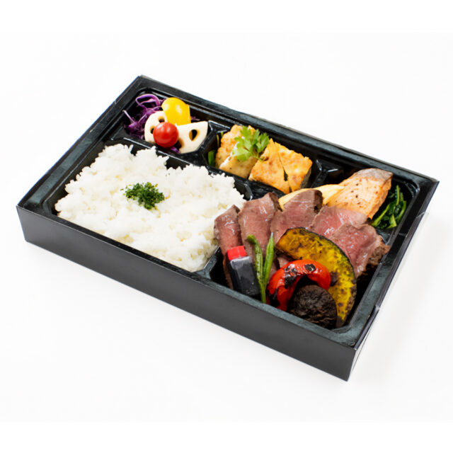 熟成あか牛サーロインの薪焼きステーキ弁当